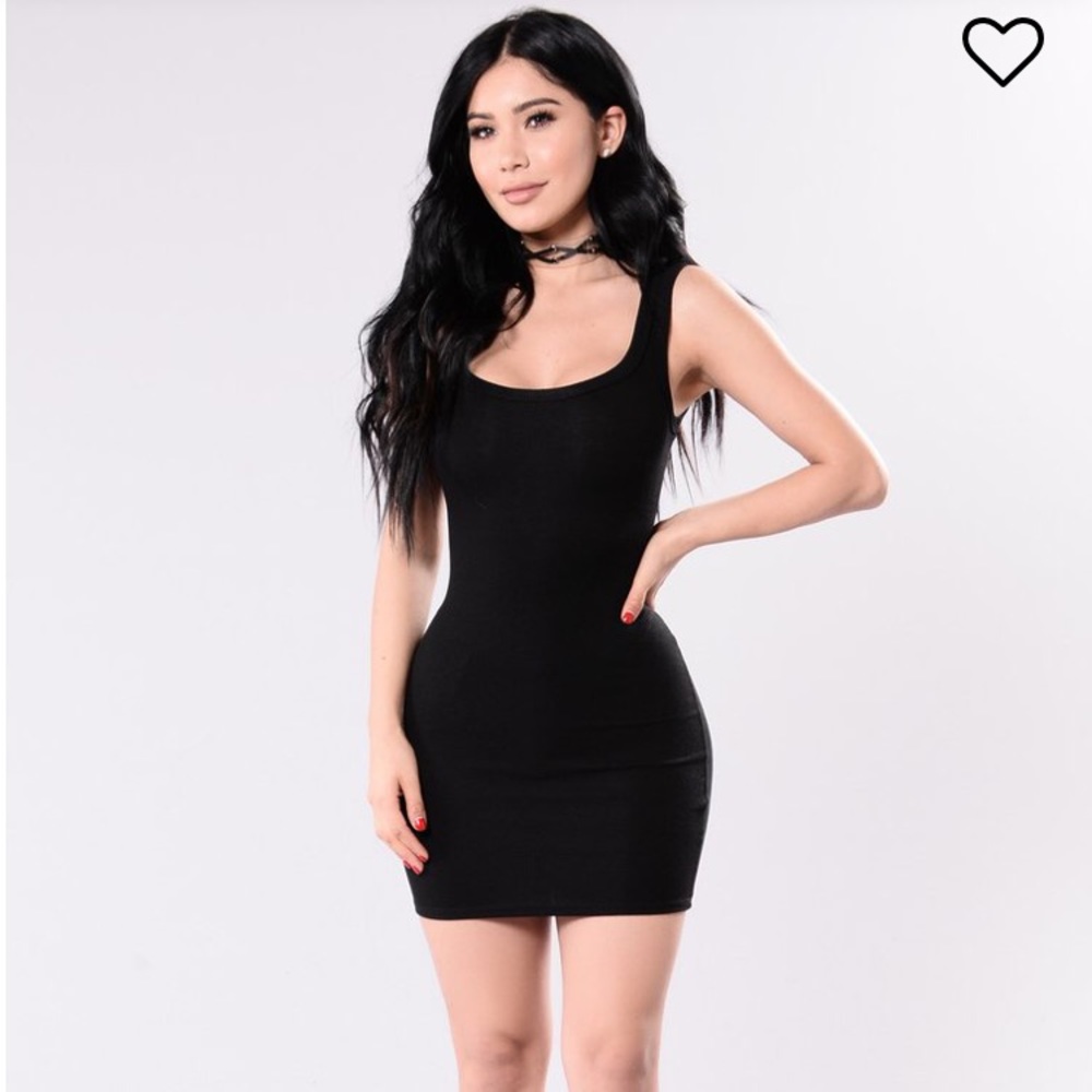 Ribbed tank mini dress